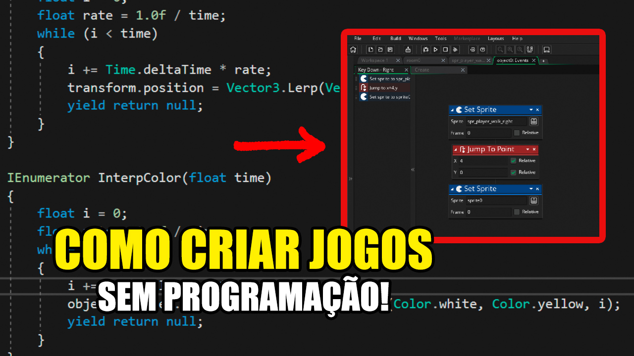 criar jogos sem programar