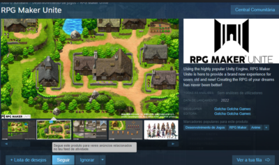 RPG Maker Unite (PC) será lançado em 6 de abril - GameBlast