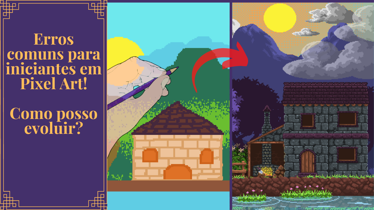 Curso Online Pixel Art: desenhando um cenário de jogo top-down