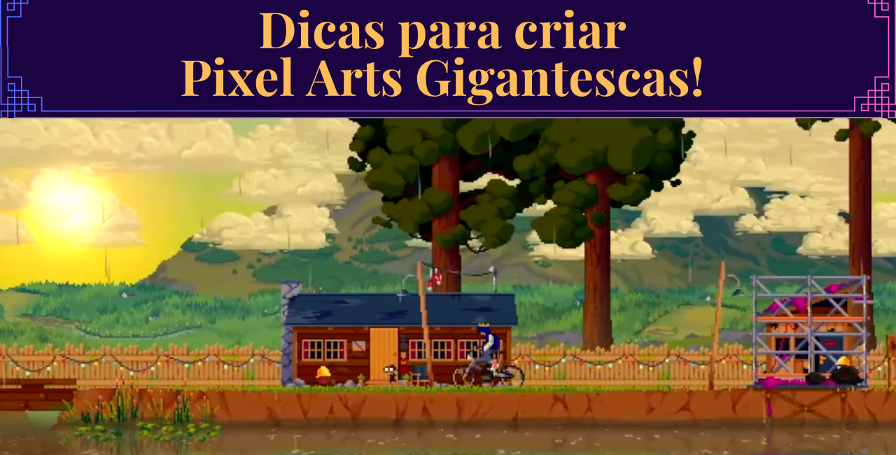 Pixel Art  Como criar cenário para jogos? - Crie Seus Jogos