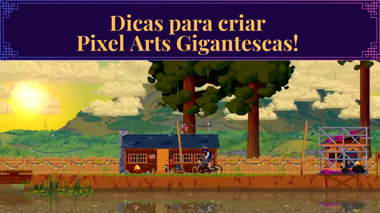 Pixel Art  Como criar cenário para jogos? - Crie Seus Jogos